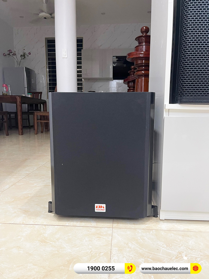 Lắp đặt dàn karaoke Domus hơn 25tr cho chú Hào tại Hà Nội (Domus DP6100 Max, BKSound DKA 8500, SW612B) 