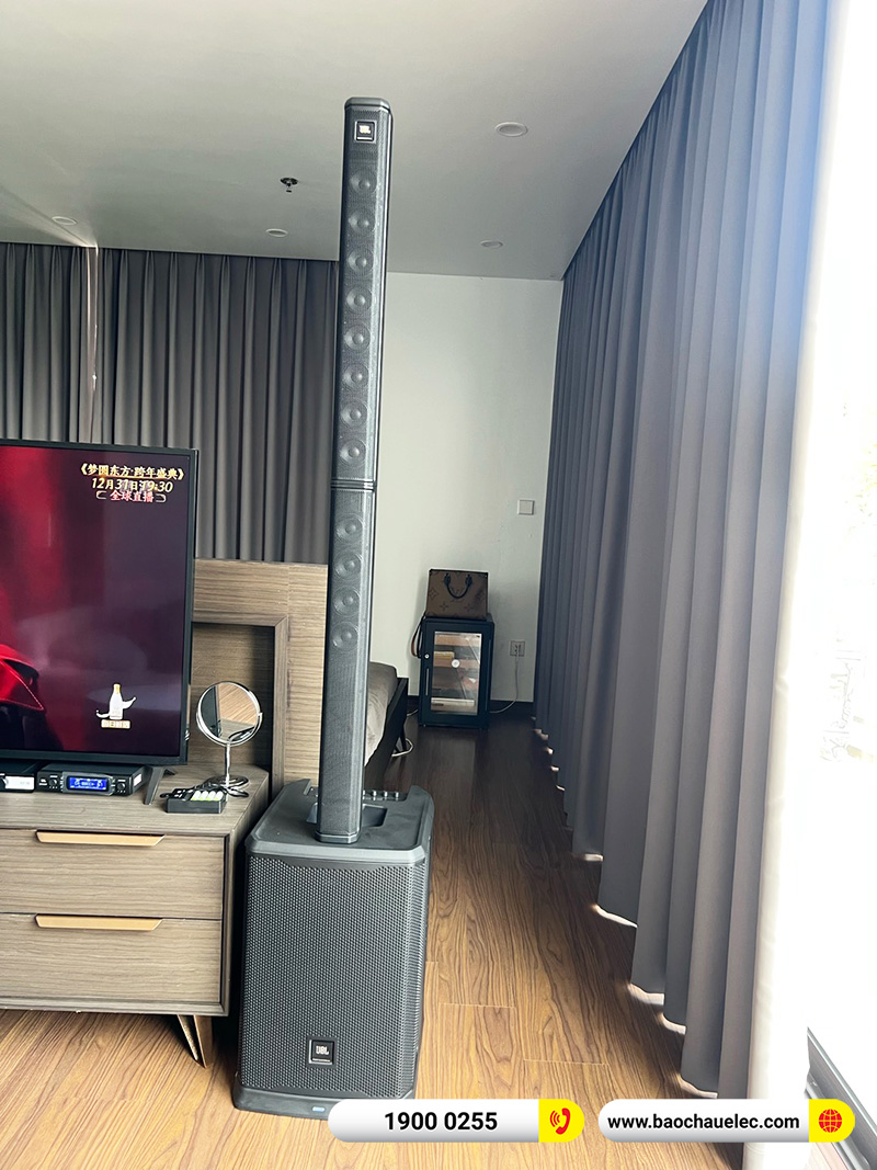 Lắp đặt dàn karaoke di động JBL 51tr cho anh Tài tại Hà Nội (JBL PRX One, JBL KX180A, JBL VM300)