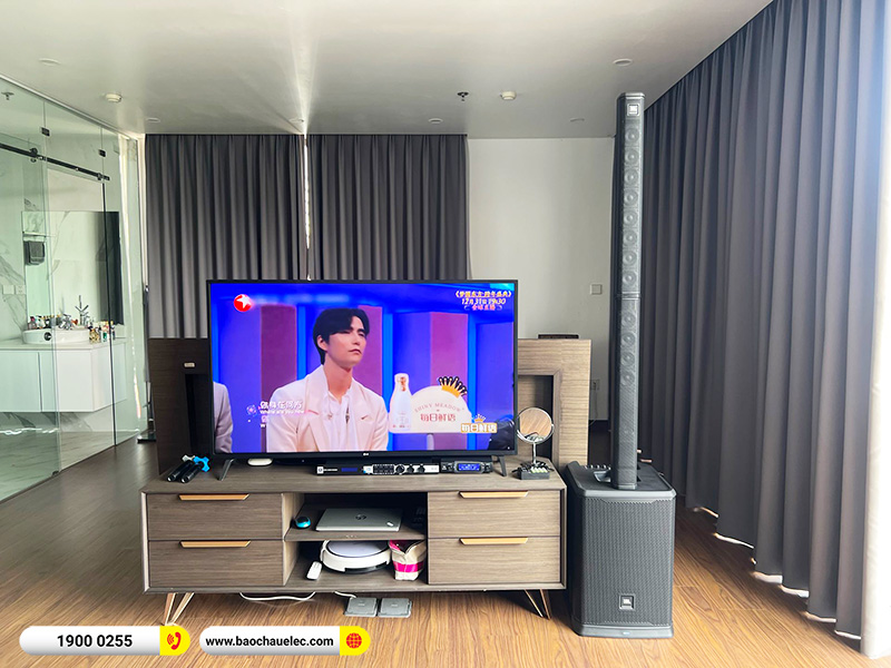 Lắp đặt dàn karaoke di động JBL 51tr cho anh Tài tại Hà Nội (JBL PRX One, JBL KX180A, JBL VM300)