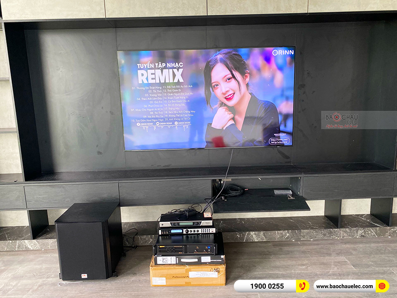 Lắp đặt dàn karaoke trị giá gần 50 triệu cho anh Hải tại Hà Nội