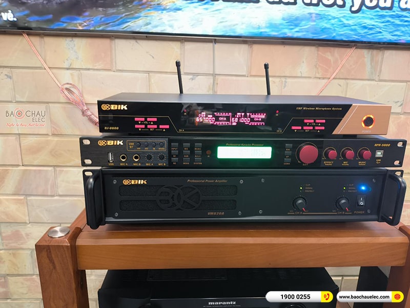 Lắp đặt dàn karaoke trị giá khoảng 40 triệu cho chị Yến tại Hà Nội