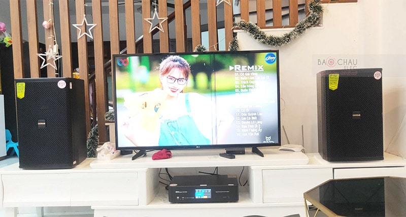 dàn karaoke gia đình chị Khuyên ở Tây Mỗ h4