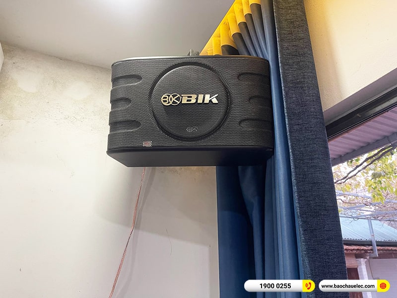 Lắp đặt dàn karaoke trị giá gần 20 triệu cho anh Hà tại Hà Nội (BIK BJ-S668, BKSound DKa 6500, BKSound SW312B) 