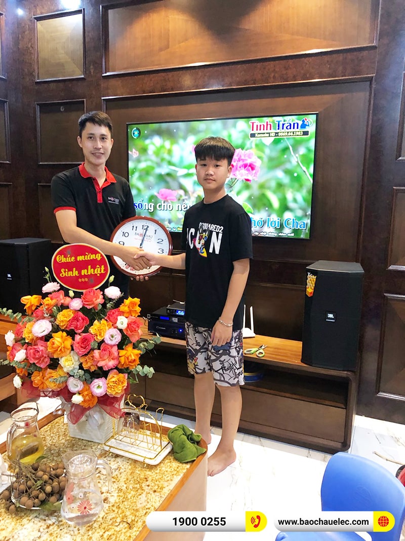 Lắp đặt dàn karaoke JBL 50tr cho anh Toán tại Hà Nội (JBL XS10, Crown T5, JBL KX180A, JBl VM300) 
