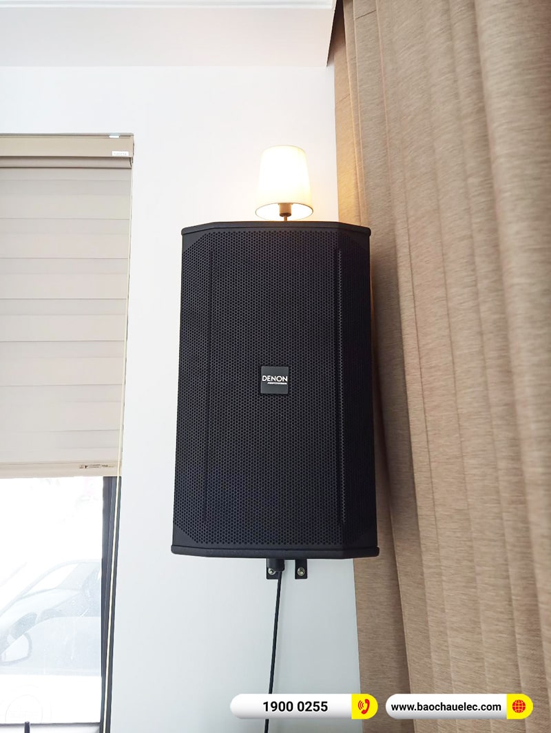 Lắp đặt dàn karaoke Denon 60tr cho chị Hoa tại KĐT Xanh Villas Hà Nội (Denon DN512, BPA-8200, KP500, SW512B, UGX12 Gold,…) 