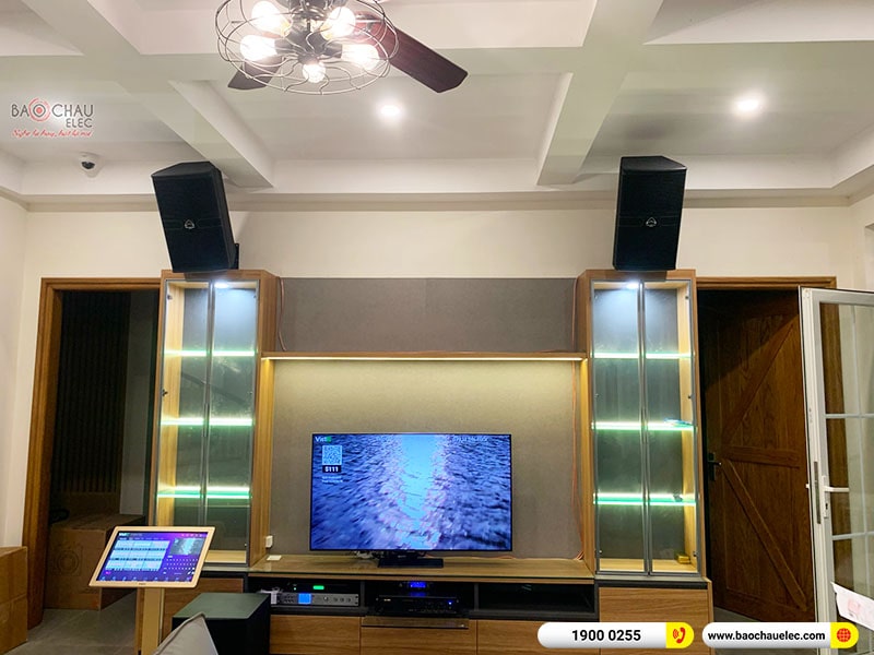 Lắp đặt d&agrave;n karaoke chị Huyền tại H&agrave; Nội