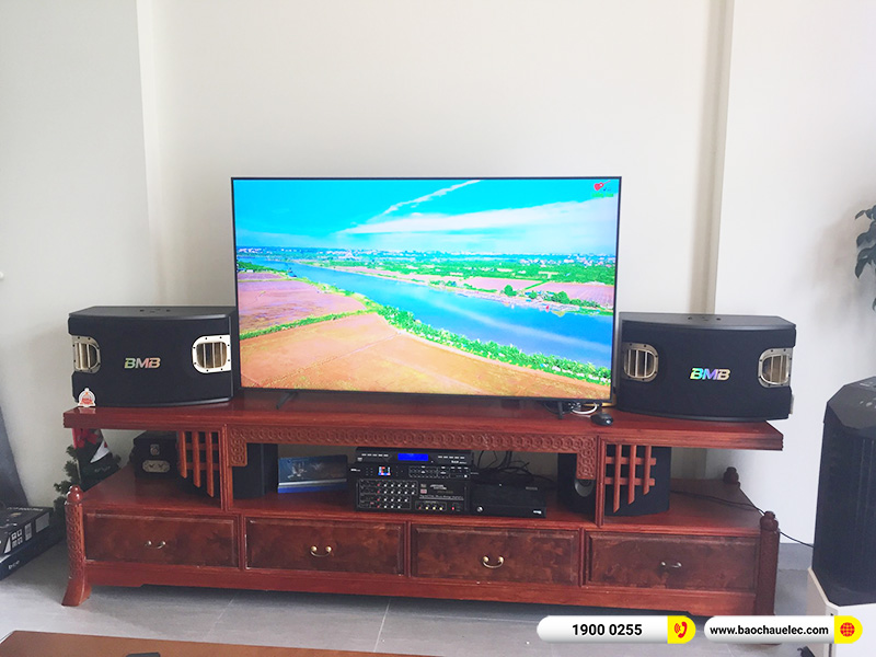 Lắp đặt dàn karaoke BMB 29tr cho chị Miến tại KĐT Xanh Villas Hà Nội (BMB CSV 900SE, DSP-9000 Plus, U900 Plus X)