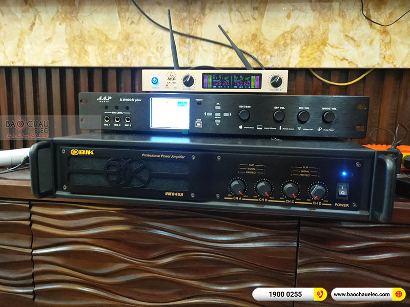 Lắp đặt dàn karaoke gia đình anh Khuê tại Hà Nội