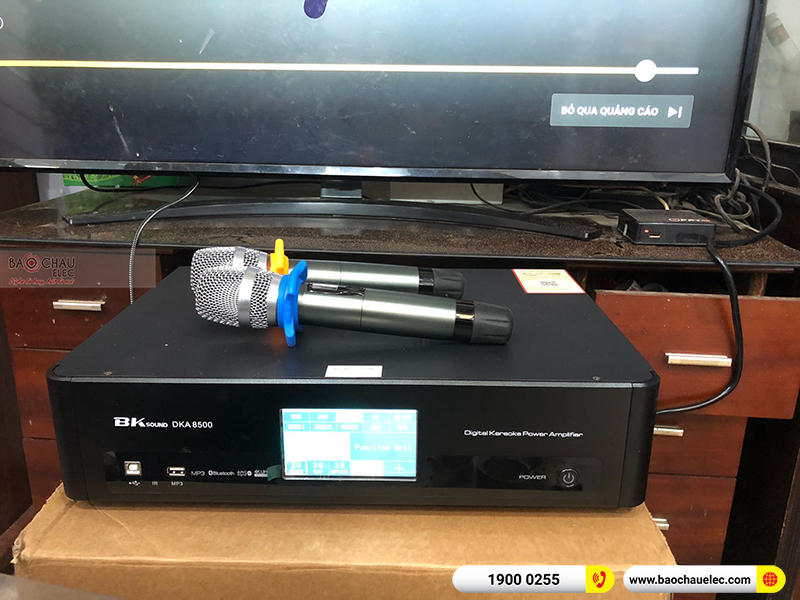 Lắp đặt dàn karaoke gia đình anh Trưởng tại Hà Nội
