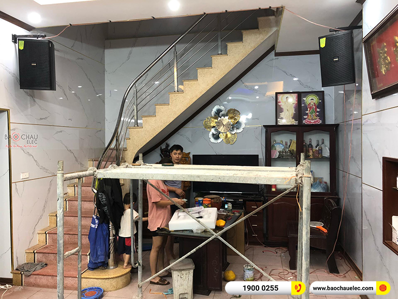 Lắp đặt dàn karaoke gia đình anh Trưởng tại Hà Nội