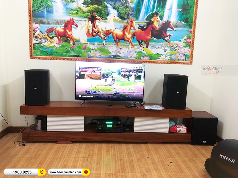 Lắp đặt dàn karaoke trị giá gần 50 triệu cho anh Trương tại Hà Nội 