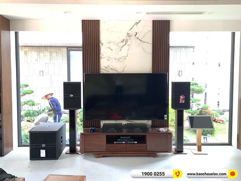 Lắp đặt dàn karaoke Wharfedale hơn 127tr cho anh Quang tại Hà Nội (Wharfedale Anglo E312, CPD3600, KX180A, Anglo E18B, VM300,…)