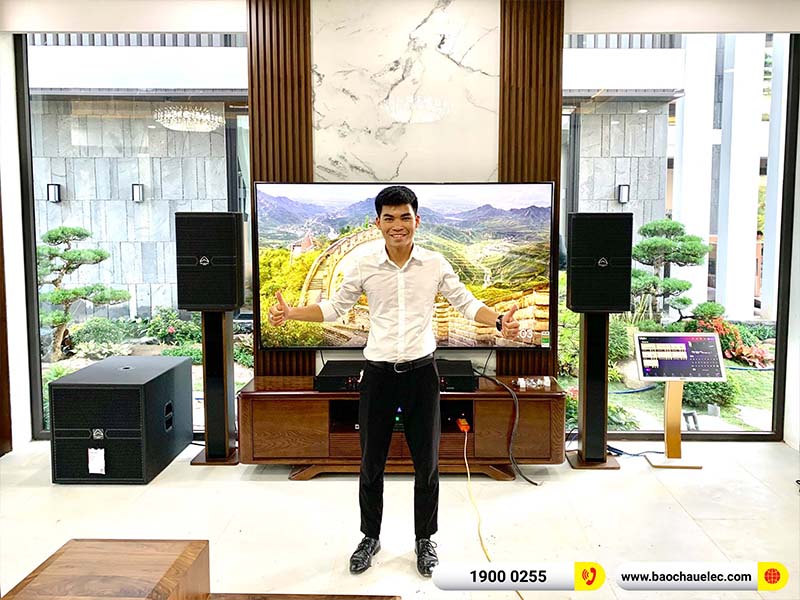 Lắp đặt d&agrave;n karaoke Wharfedale hơn 127tr cho anh Quang tại H&agrave; Nội