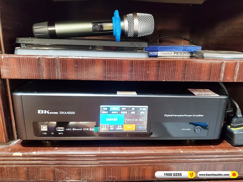 Lắp đặt dàn karaoke trị giá gần 20 triệu cho anh Công Anh tại Hà Nội (BIK BJ-S668, BKSound DKA 6500, BKSound SW512C) 
