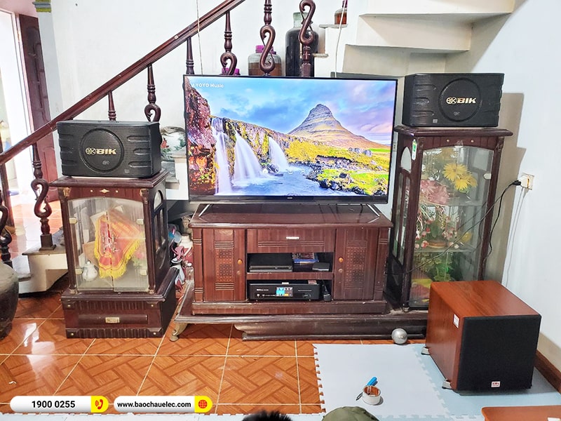 Lắp đặt d&agrave;n karaoke trị gi&aacute; gần 20 triệu cho anh C&ocirc;ng Anh tại H&agrave; Nội 
