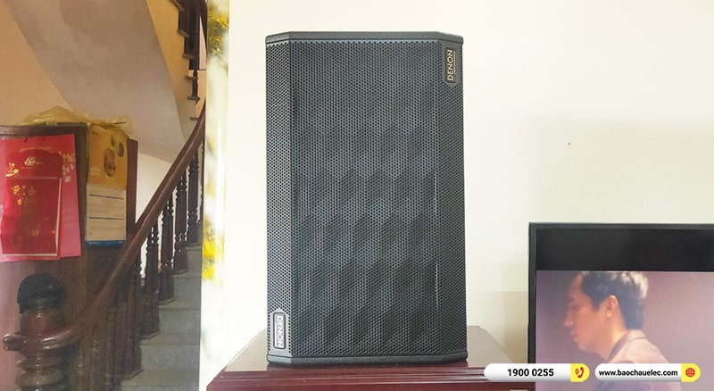Lắp đặt dàn karaoke trị giá gần 40 triệu cho anh Thanh tại Hà Nội (Denon DP-R312, VM620A, X5 Plus, SW612C, U900 Plus X) 