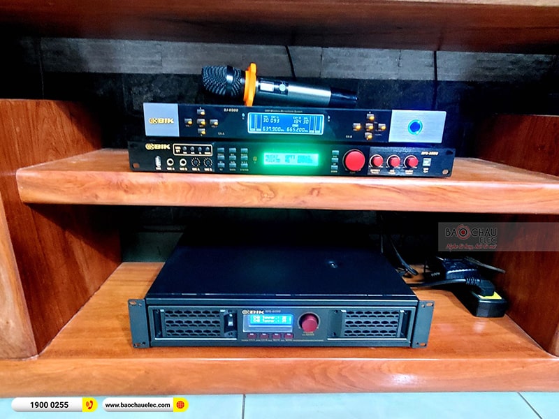 Lắp đặt dàn karaoke trị giá hơn 40 triệu cho anh Trường tại Hà Nội (BMB 880SE, BPA-6200, BPR-5600, SW512-B, Bik BJ-U500) 