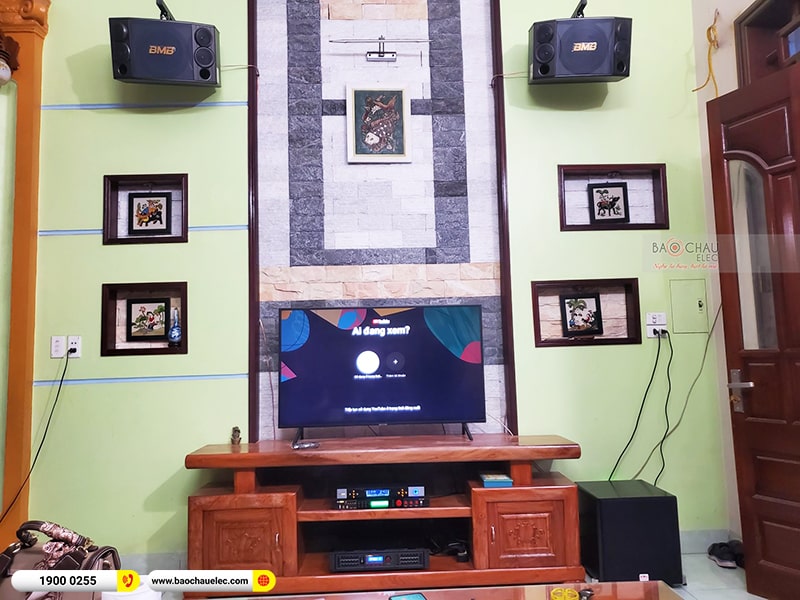 Lắp đặt dàn karaoke trị giá hơn 40 triệu cho anh Trường tại Hà Nội (BMB 880SE, BPA-6200, BPR-5600, SW512-B, Bik BJ-U500) 