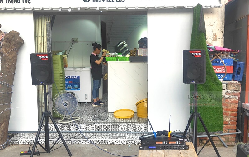 Dàn âm thanh karaoke cho quán Tà Tưa ở Thanh Trì