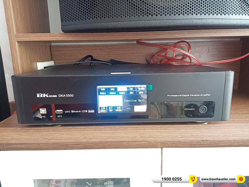 Lắp đặt dàn karaoke trị giá khoảng 15 triệu cho anh Cương tại Hà Nội (Denon DP-C10, BKSound DKA 5500) 