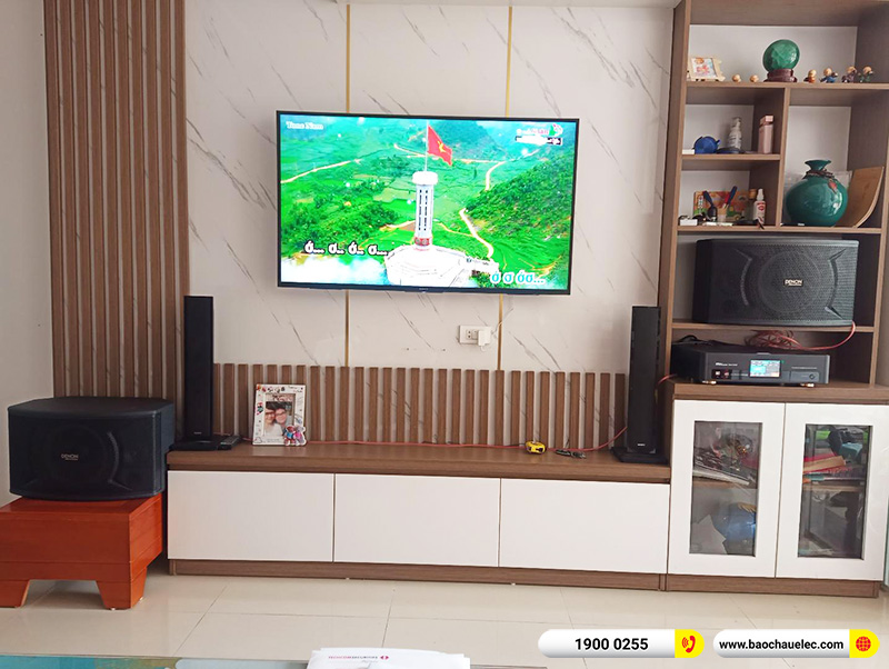 Lắp đặt dàn karaoke trị giá khoảng 15 triệu cho anh Cương tại Hà Nội (Denon DP-C10, BKSound DKA 5500) 