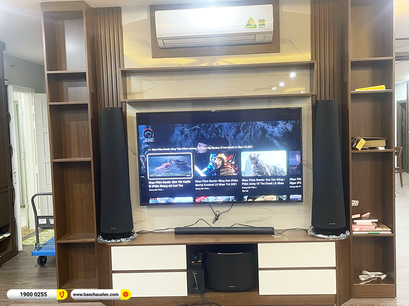 Lắp đặt cặp loa Harman Kardon Citation Tower cao cấp gần 80 triệu cho anh Dương tại Hà Nội Lắp đặt cặp loa Harman Kardon Citation Tower cao cấp gần 80 triệu cho anh Dương tại Hà Nội 