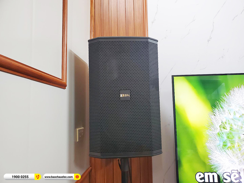 Lắp đặt dàn karaoke trị giá hơn 40 triệu cho anh Hải tại Hà Nội (BIK BSP 412II, VM620A, BPR-8500, SW612B, BIK BJ-U550) 