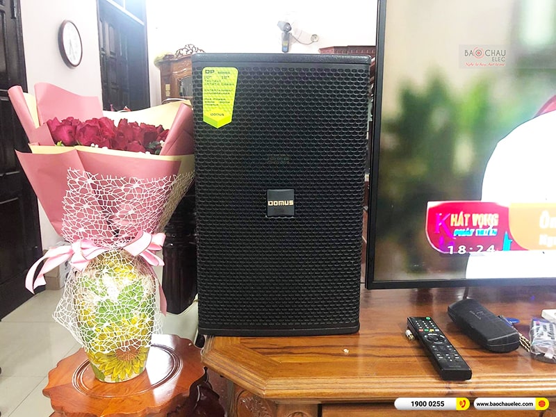 Lắp đặt dàn karaoke trị giá hơn 20 triệu cho anh Hải tại Hà Nội (Domus P6100, BKSound DKA 5500, BKSound SW512-B) 