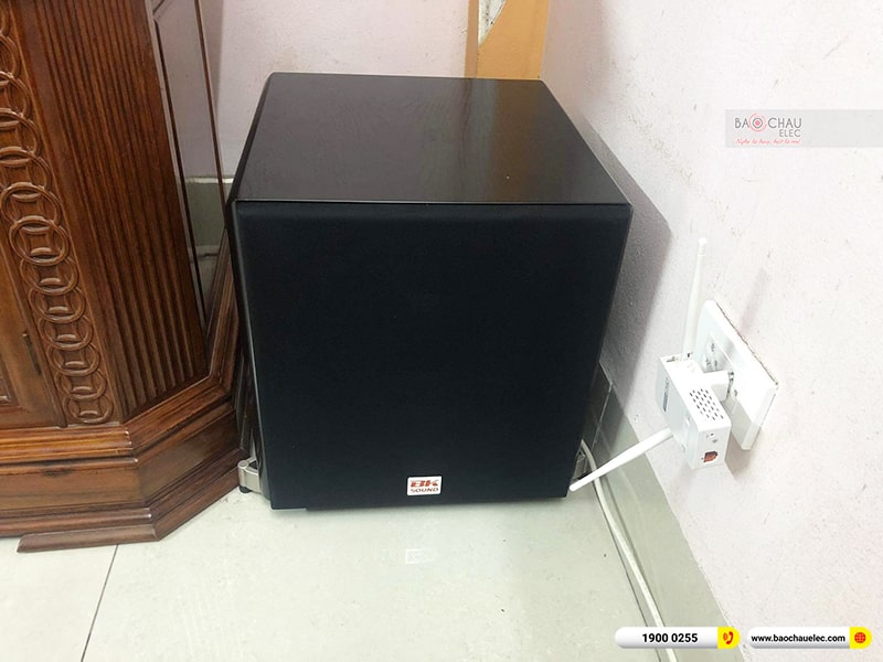 Lắp đặt dàn karaoke trị giá hơn 20 triệu cho anh Hải tại Hà Nội (Domus P6100, BKSound DKA 5500, BKSound SW512-B) 