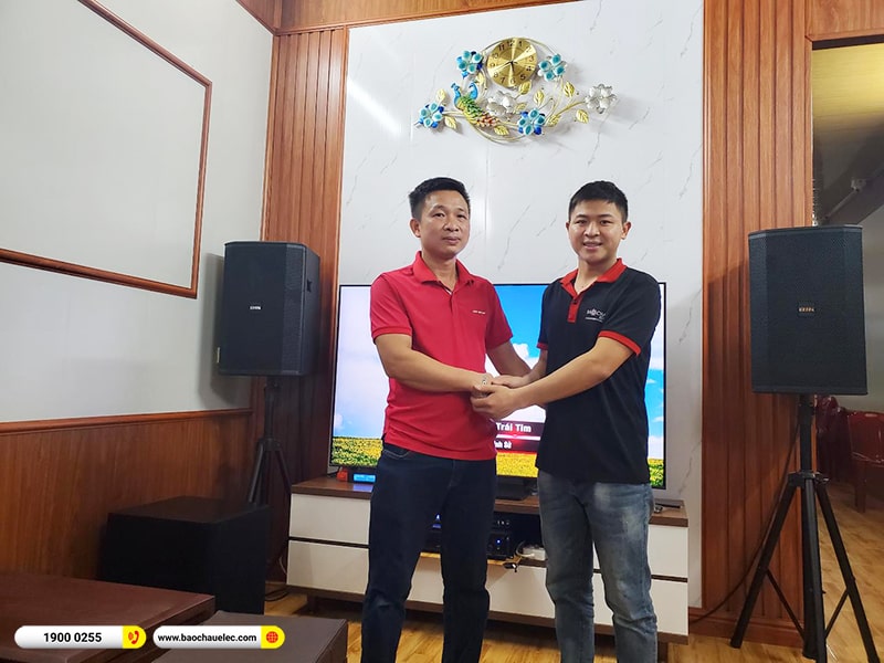 Lắp đặt dàn karaoke trị giá hơn 40 triệu cho anh Hải tại Hà Nội (BIK BSP 412II, VM620A, BPR-8500, SW612B, BIK BJ-U550)