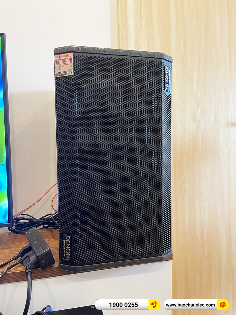 Lắp đặt dàn karaoke Denon 26tr cho anh Phú tại Hà Nội (Denon DP-R310, VM620A, BKSound KX6, SW312C)