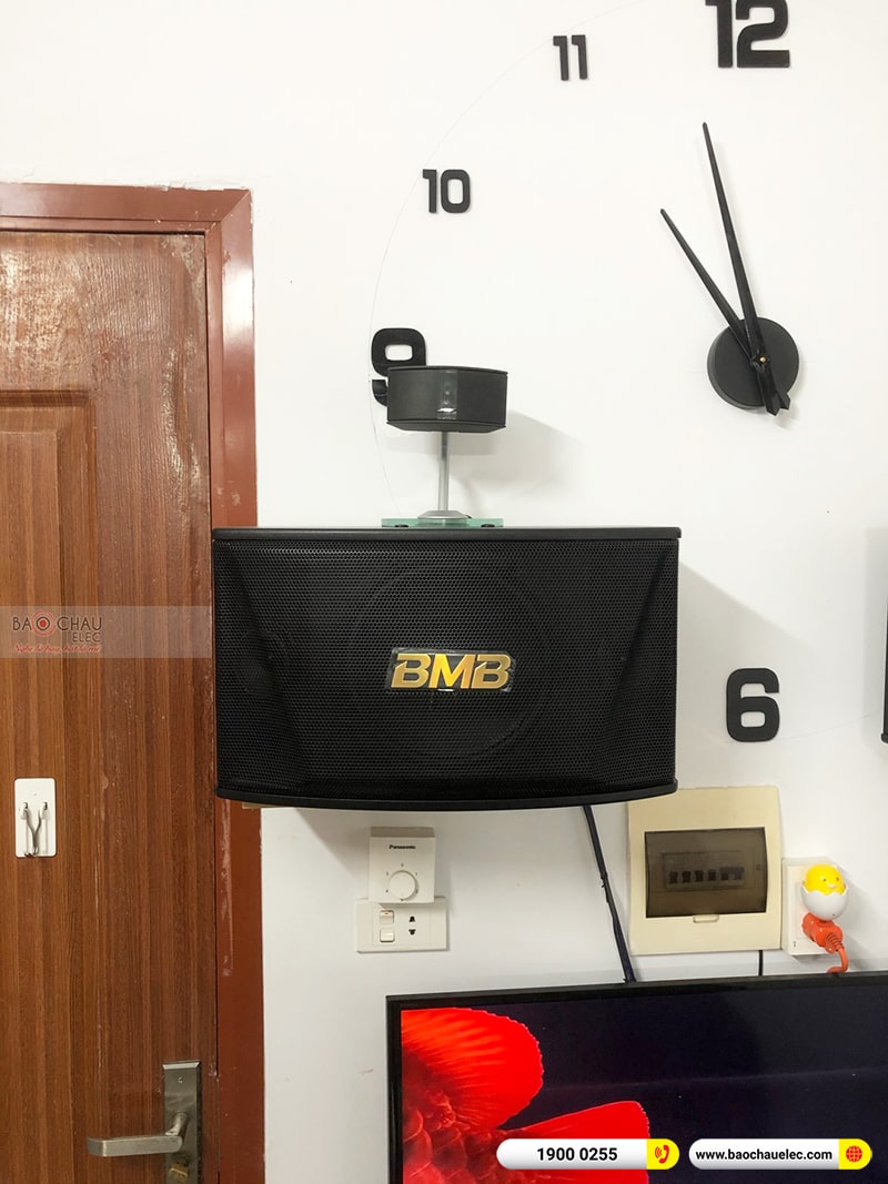Lắp đặt dàn karaoke trị giá hơn 40 triệu cho anh Thắng tại Hà Nội (BMB 510SE, VM620A, BPR-8500, SW512C, BJ-U550, BKSound M8) 