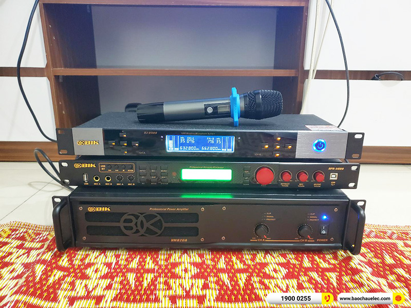 Lắp đặt dàn karaoke trị giá hơn 30 triệu cho anh Thắng tại Hà Nội (Alto AT2000II, VM820A, BPR-5600, BIK BJ-U500) 