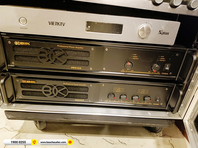 Nâng cấp dàn karaoke trị giá hơn 50 triệu cho anh Thiện tại Hà Nội (BIK BSP 410II, VM640A, BJ-W25A)