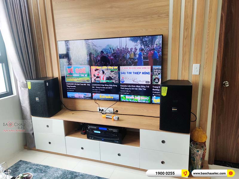 Dàn karaoke gia đình anh Cường