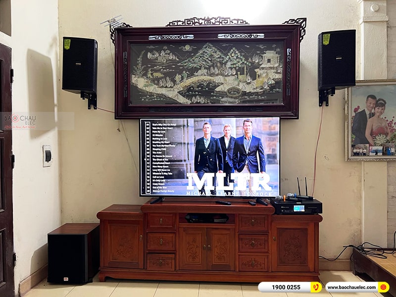 Lắp đặt dàn karaoke trị giá gần 30 triệu cho anh Hiếu tại Hà Nội