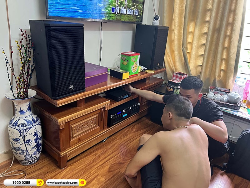 Lắp đặt dàn karaoke trị giá hơn 60 triệu cho anh Hiếu tại Hà Nội