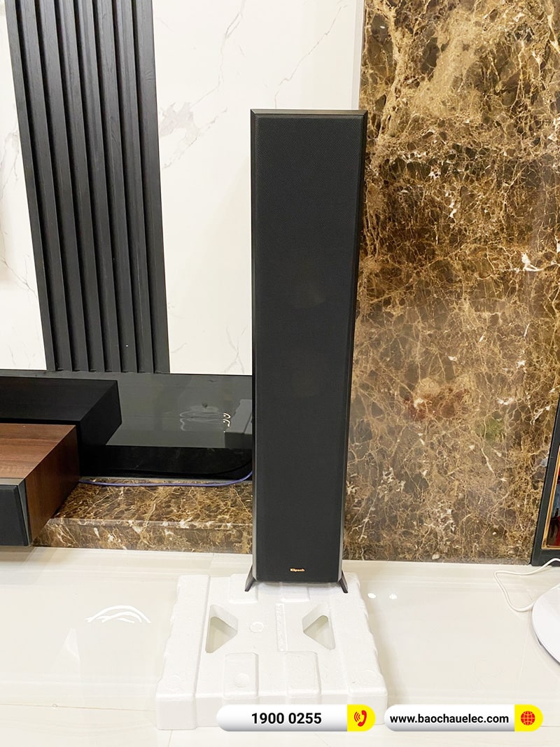 Lắp đặt dàn âm thanh 5.1 xem phim, nghe nhạc trị giá hơn 80 triệu cho anh Quang tại Hà Nội (Klipsch RP-6000F II, RP-402S, RP-504C, SPL-120, Denon AVC-X3700H)
