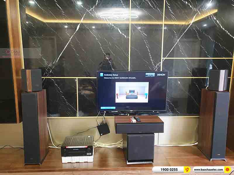 Lắp đặt d&agrave;n &acirc;m thanh 5.1 xem phim, nghe nhạc Klipsch cho anh Tuấn tại H&agrave; Nội