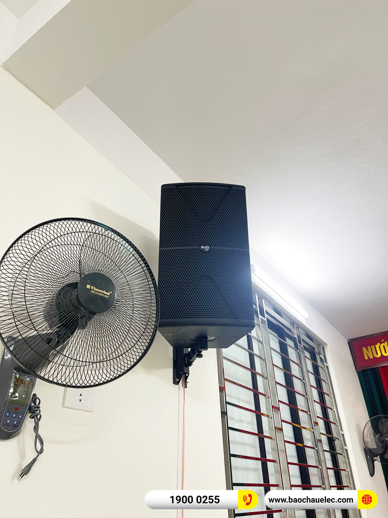 Lắp đặt dàn âm thanh hội trường cho nhà văn hoá tổ dân phố tại Hà Nội (Alto AT2000II, VM620A, DSP-9000 Plus, BJ-U500)