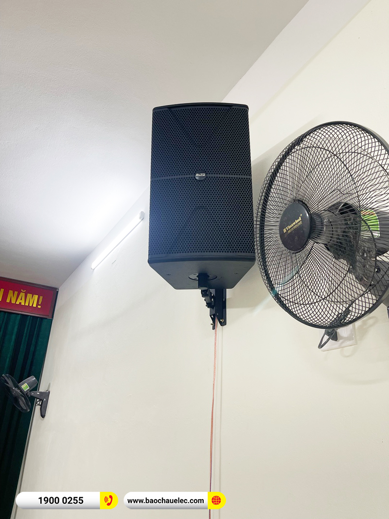 Lắp đặt dàn âm thanh hội trường cho nhà văn hoá tổ dân phố tại Hà Nội (Alto AT2000II, VM620A, DSP-9000 Plus, BJ-U500)