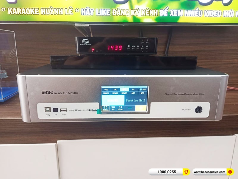 Lắp đặt dàn karaoke trị giá khoảng 30 triệu cho anh Hải tại Hà Nội (BMB CSD 880SE, BKSound DKA 8500)