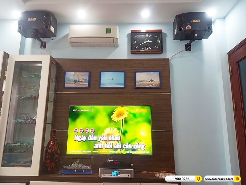 Lắp đặt dàn karaoke trị giá khoảng 30 triệu cho anh Hải tại Hà Nội (BMB CSD 880SE, BKSound DKA 8500)