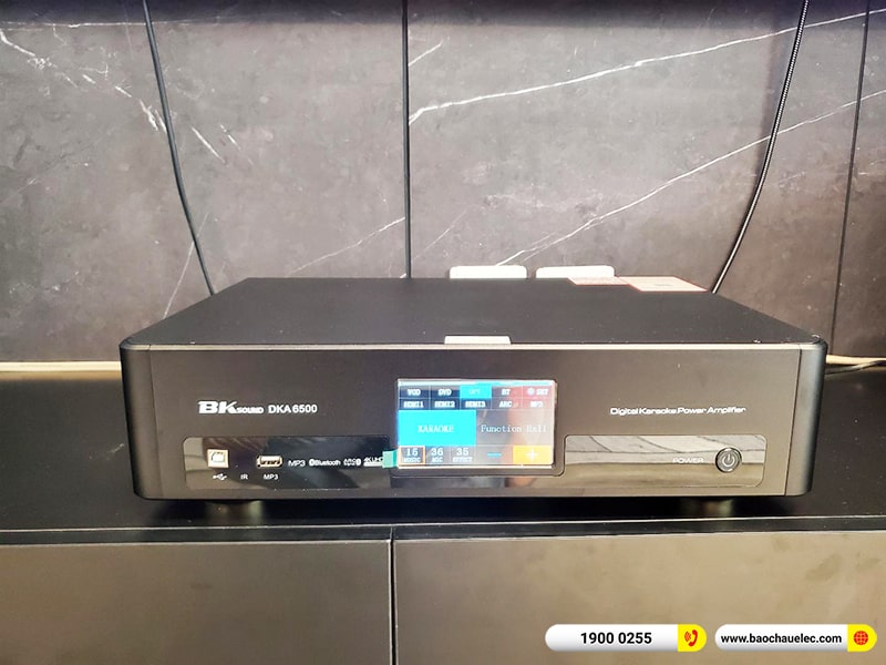 Lắp đặt dàn karaoke trị giá khoảng 20 triệu cho anh Thành tại Hà Nội (JBL CV1852T, BKSound DKA 6500)