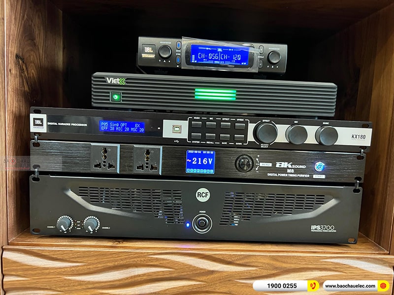 Lắp đặt d&agrave;n karaoke trị gi&aacute; hơn 130 triệu cho anh Tiến tại H&agrave; Nội
