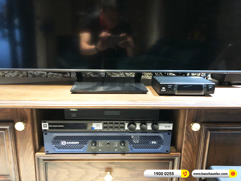 Lắp đặt dàn karaoke RCF hơn 80tr cho anh Trung tại Hà Nội (RCF X-MAX 10, Crown T5, KX180A, Pasion 12SP, VM300,…)