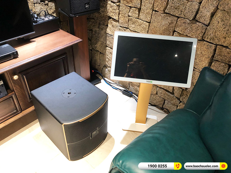 Lắp đặt dàn karaoke RCF hơn 80tr cho anh Trung tại Hà Nội (RCF X-MAX 10, Crown T5, KX180A, Pasion 12SP, VM300,…)