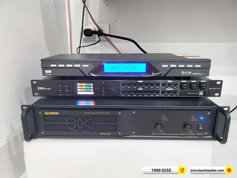 Lắp đặt dàn karaoke trị giá khoảng 20 triệu cho anh Tuấn Anh tại Hà Nội (Denon DP-C10, VM420A, DSP-9000 Plus, U900 Plus X) 