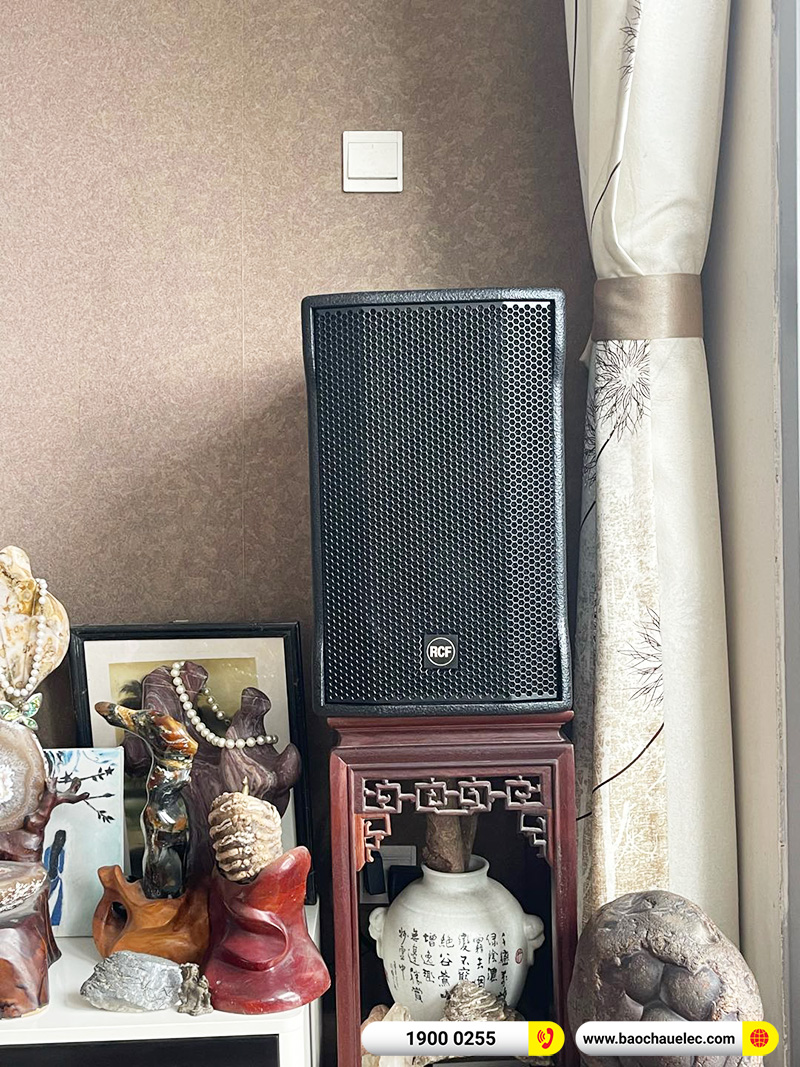 Lắp đặt dàn karaoke trị giá khoảng 80 triệu cho chú Cường tại Hà Nội (RCF CMAX 4110, Crown Xli2500, KX180A, JBL VM200)