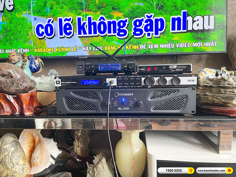 Lắp đặt dàn karaoke trị giá khoảng 80 triệu cho chú Cường tại Hà Nội (RCF CMAX 4110, Crown Xli2500, KX180A, JBL VM200)